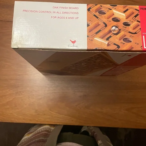 Solid Wood Labyrinth Game - Brown - Picture 7 of 7